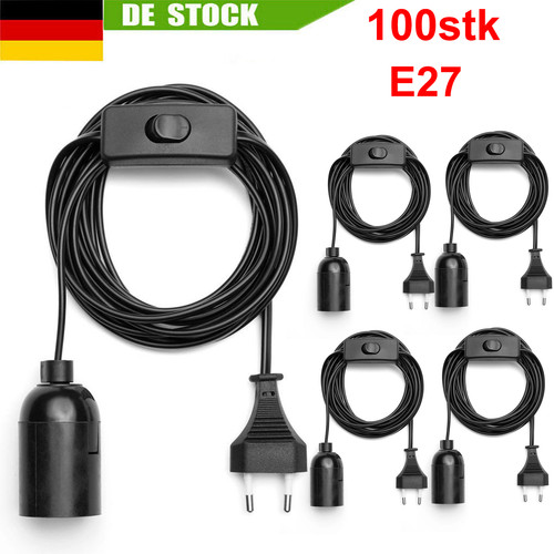 100 stk lampenfassung e27 mit - e27,
