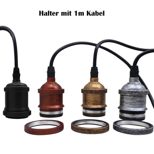 Lampen fassung e27 vintage - fassung,