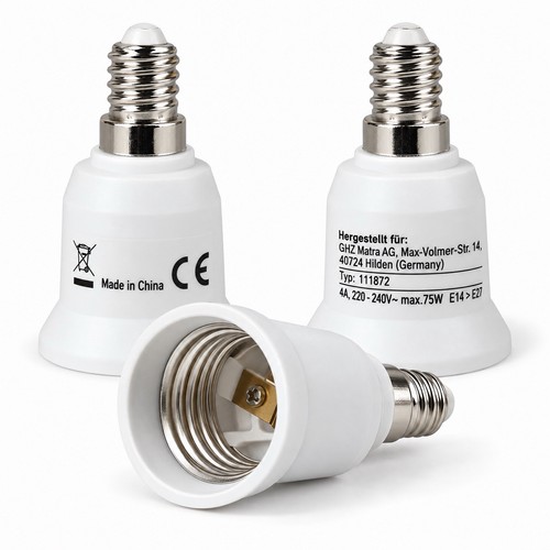 3er set e14 auf e27 - set,