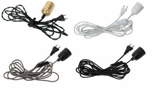 Textilkabel kabel mit fassung - mit,