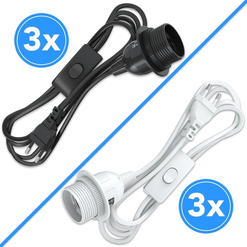 E27 lampensockel mit kabel - kabel, 5m