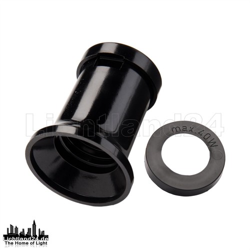 E27 duroplast illu fassung - -,