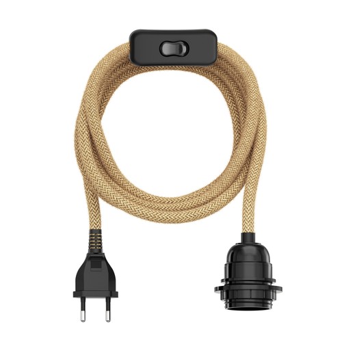 Hanf kabel textilkabel leka - /,
